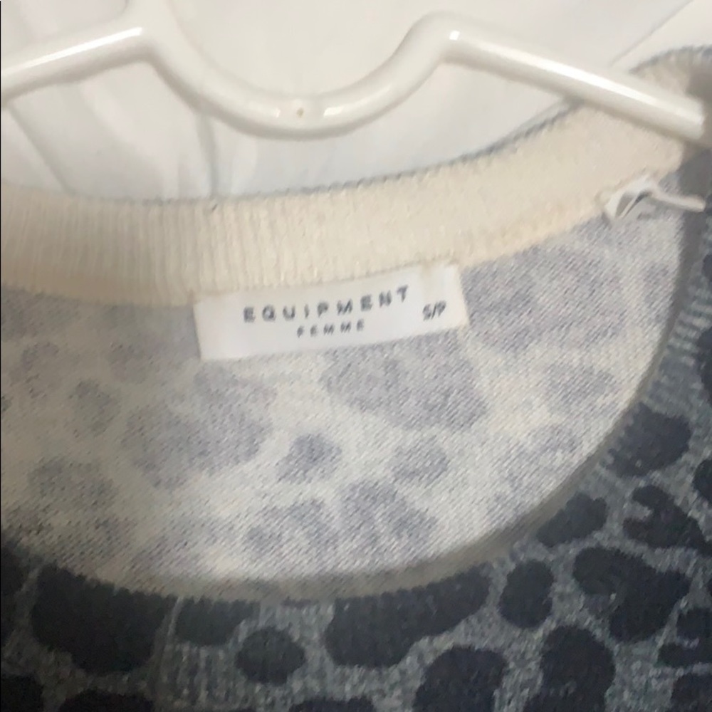 Equipment Leopard Print Sweater - Picture 2 of 4